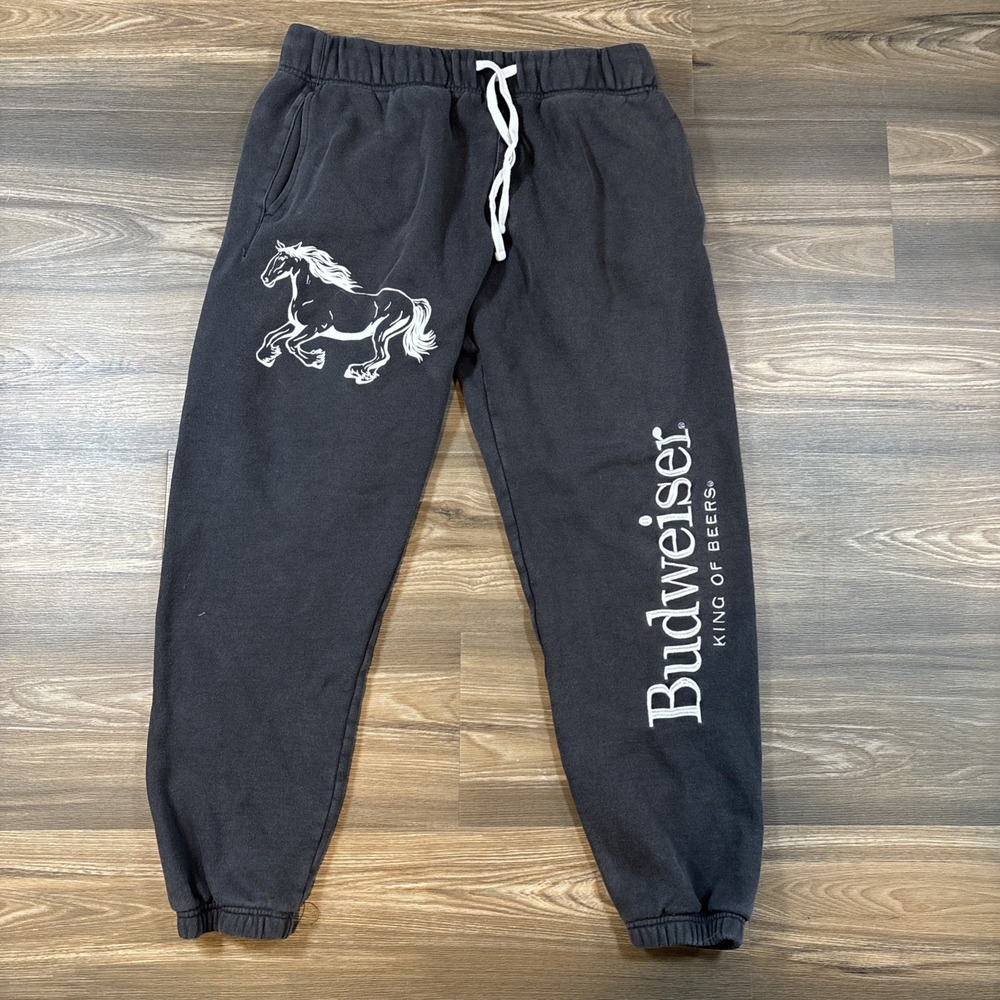 Pacsun X Budweiser Clydesdales King Of Beers Graphic Sweatpants Size M